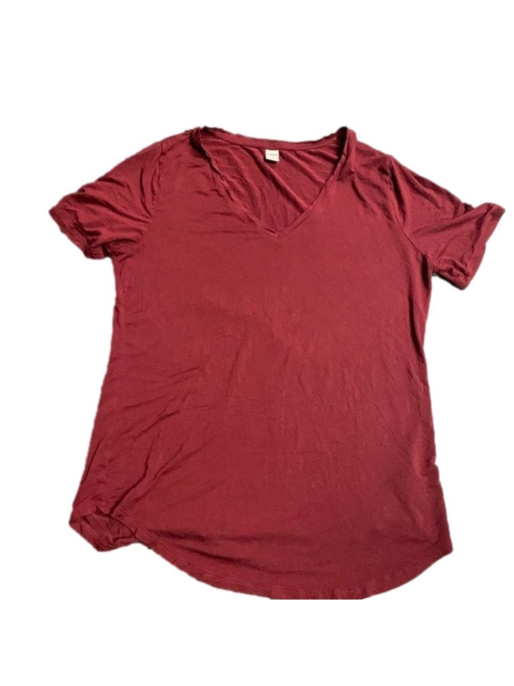 Old Navy Burgundy Luxe T-Shirt